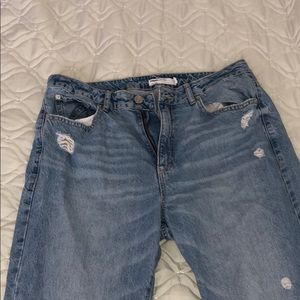 garage denim mom jeans